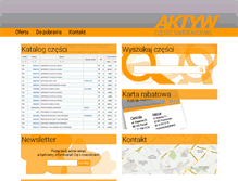 Tablet Screenshot of aktyw.pl